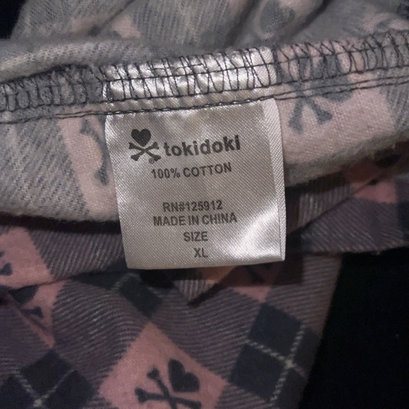 Tokidoki rare vintage flannel hoodie - Picture 6 of 6